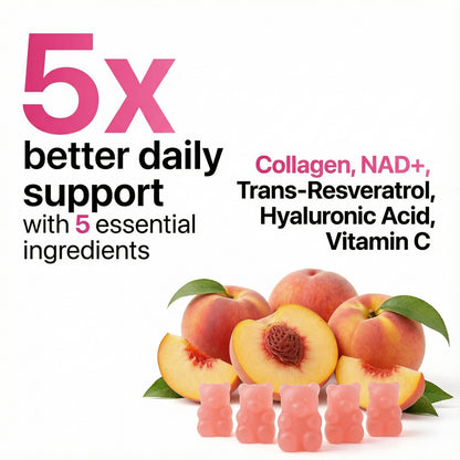 Jovi GLOW+ NAD⁺ & Collagen Gummies