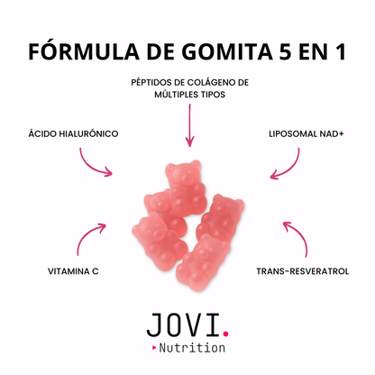 jovi glow gummies ingreadients espanol